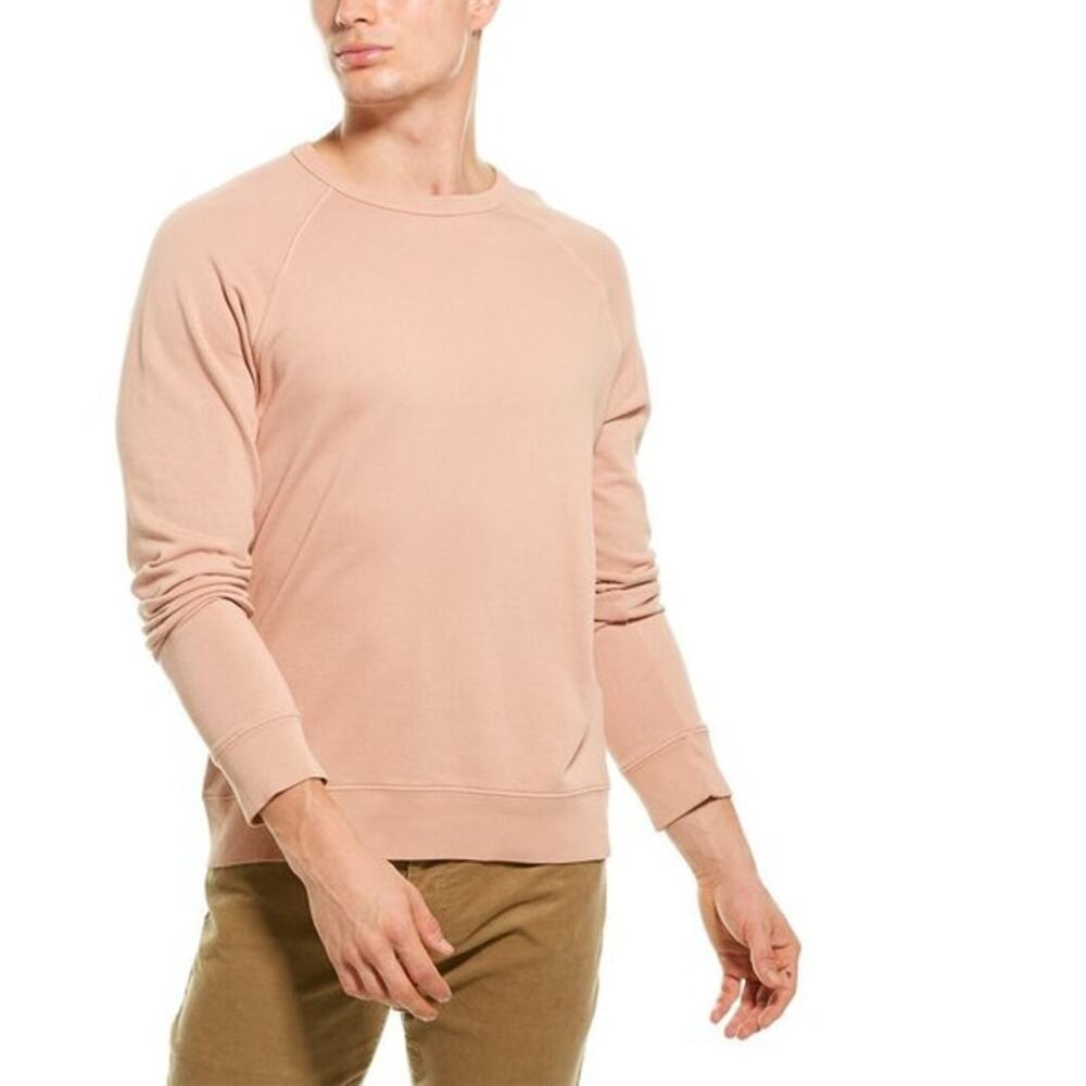 Vince Garment Dye Long Sleeve Tee MENS L Mojave Sunset Cotton USA NWT